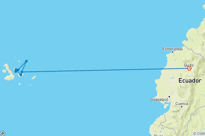 Carte du circuit Croisière d'expédition nature et faune (Route du Nord) (2025)