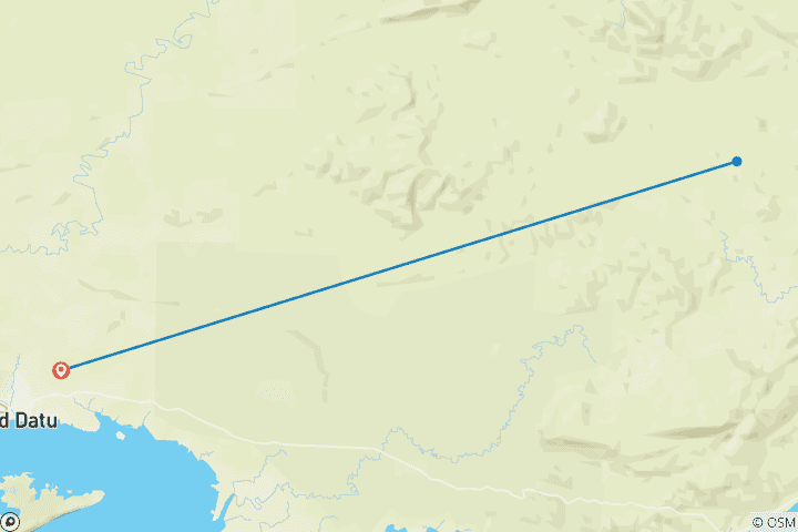 Mapa de Experiencia de vida salvaje en Tabin