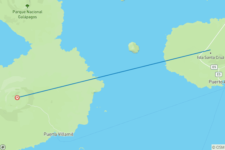 Map of Galapagos Turtles & Penguins