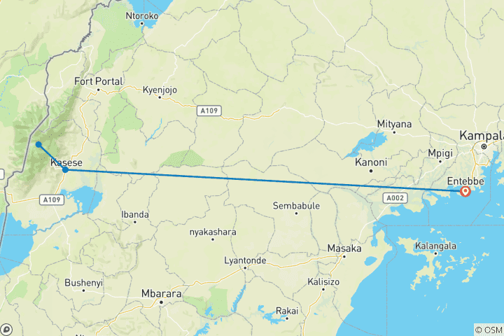 Map of The Ruwenzoris - Into The mystical Moon Mountains