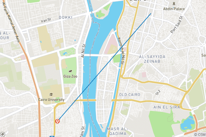 Mapa de GIZA PIRÁMIDE ESPINOSA GRAN MUSEO EGIPCIO - Ecos de los primeros reyes de Egipto