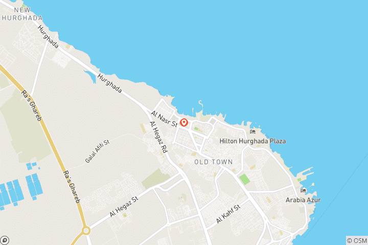 Carte du circuit Excursion d'une journée en mer à Hurghada et plongée sous-marine