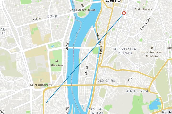 Map of Discover the best highlight of Cairo and Giza