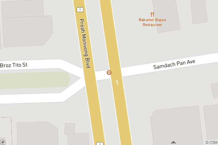 Karte von Phnom Penh Ganztägige zur Erkundung aller Highlights