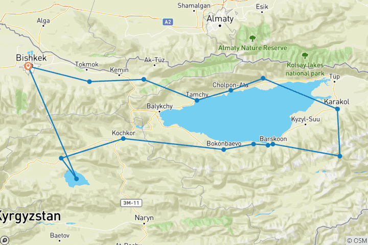 Map of Up to the celestial mountains