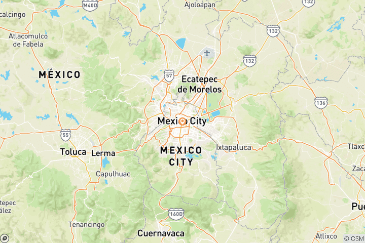 Carte du circuit Mexique urbain