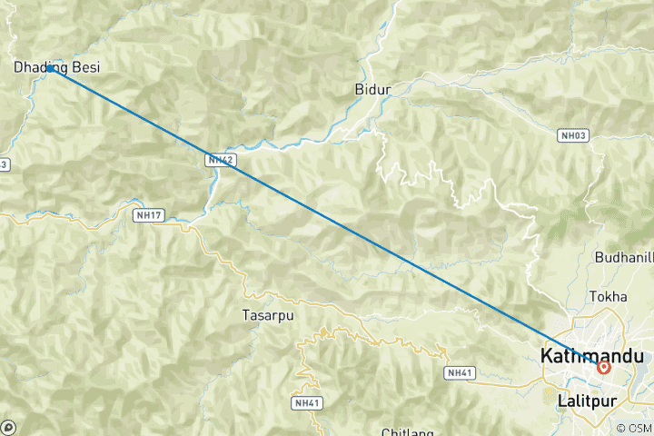 Carte du circuit Découvrez la vie au village : séjour chez l'habitant à Kumpur