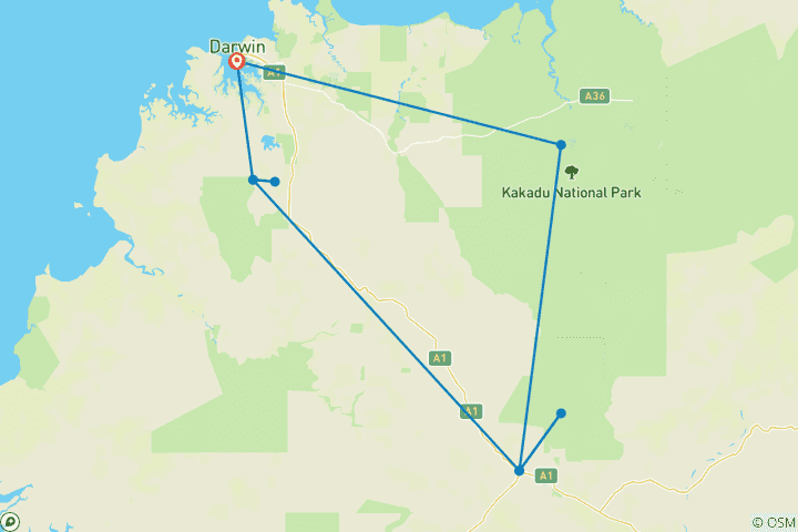 Map of Top End Discovery