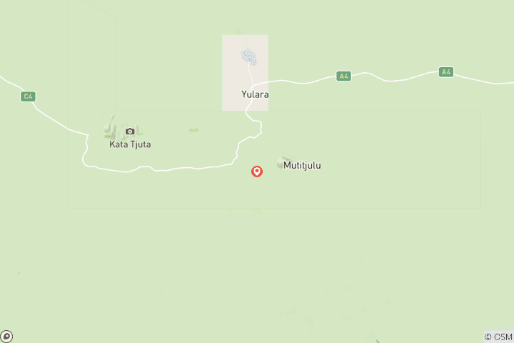 Mapa de Lo más destacado de Uluru y Kata Tjuta