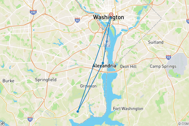 Map of Spotlight on Washington, D.C. Exploring America's Capital (2025)