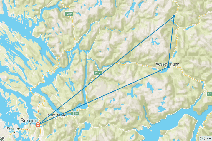 Map of 6 DAY SKI PACKAGE FRESH & CRUISERS