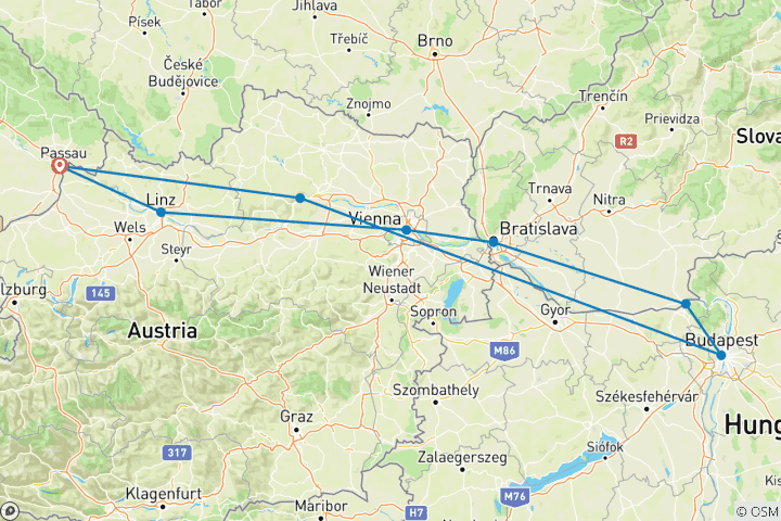 Carte du circuit La magie de la diversité