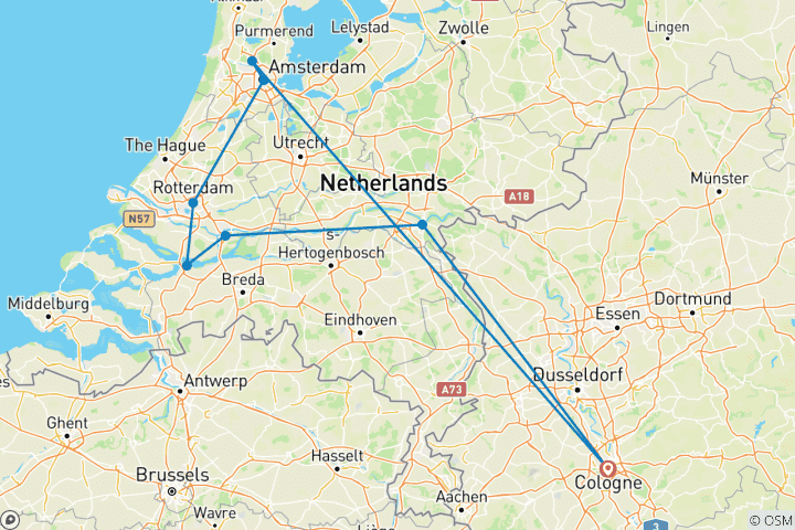 Karte von Frohes neues Jahr in Holland