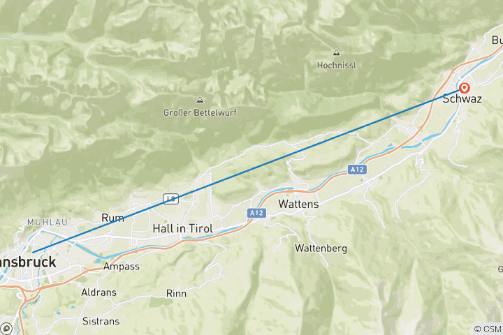 Karte von Inntaler Höhenweg