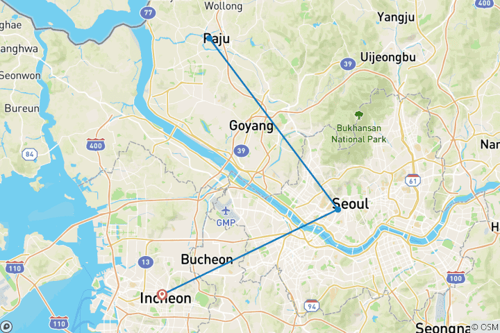 Map of Seoul 5 days, All Five Senses Satisfaction