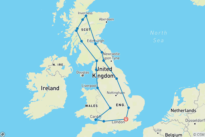Map of Great Britain