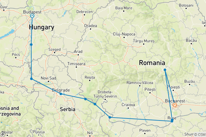 Map of Enchantment of Eastern Europe & Transylvania