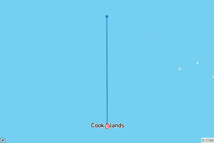 Mapa de Conoce las Islas Cook (versión estándar)