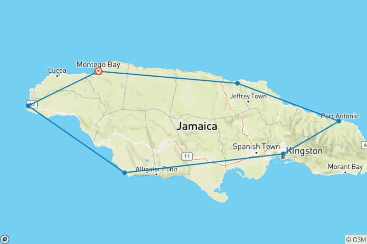 Map of Cool Runnings