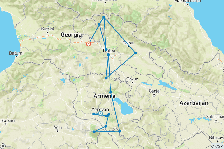 Map of From Ararat to the Caucasus