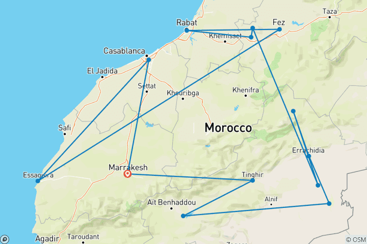 Map of ADAC Special: Highlights of Morocco