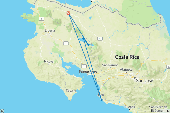 Map of Costa Rica - Discover it The fine way