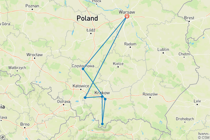 Map of Poland’s Best in 7 Days