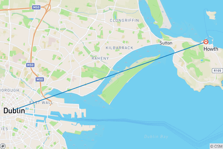 Karte von Silvesterreise nach Dublin