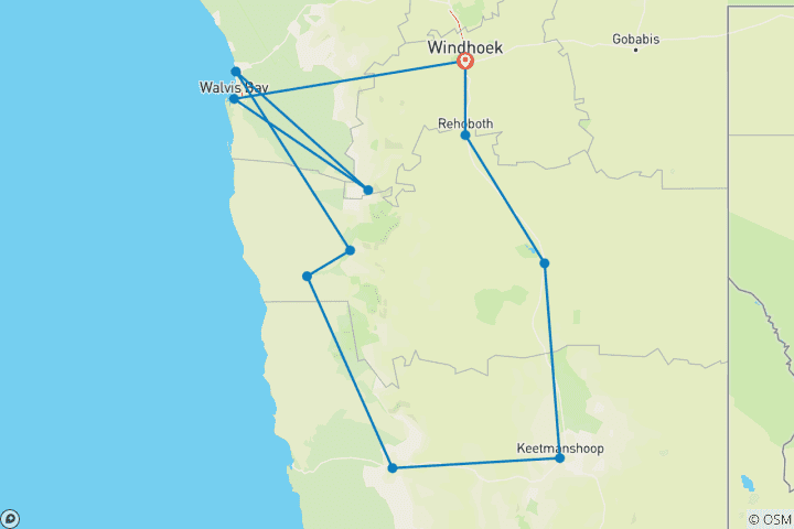 Map of Sensation Canyons and Wusten Superior