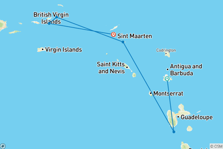 Map of Caribbean Enchantment