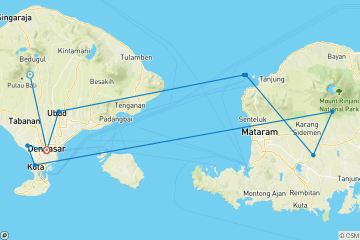 Map of Japan meets South Korea: Train Ride to Hanok & Harajuku (from Bali to Denpasar)