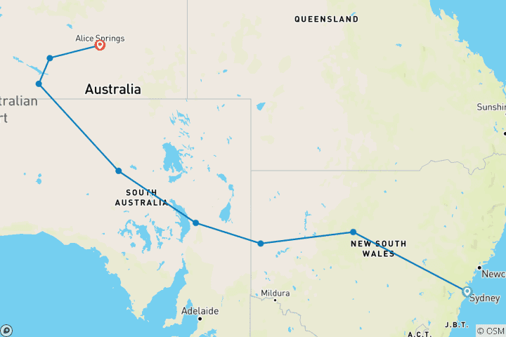 Map of The Prissy Silly Tour - Broken Heel Festival