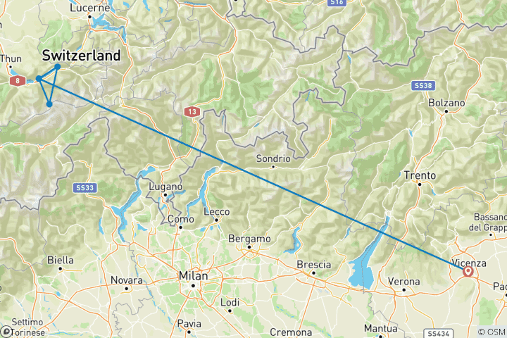 Map of Vicenza 2 Interlaken Winter