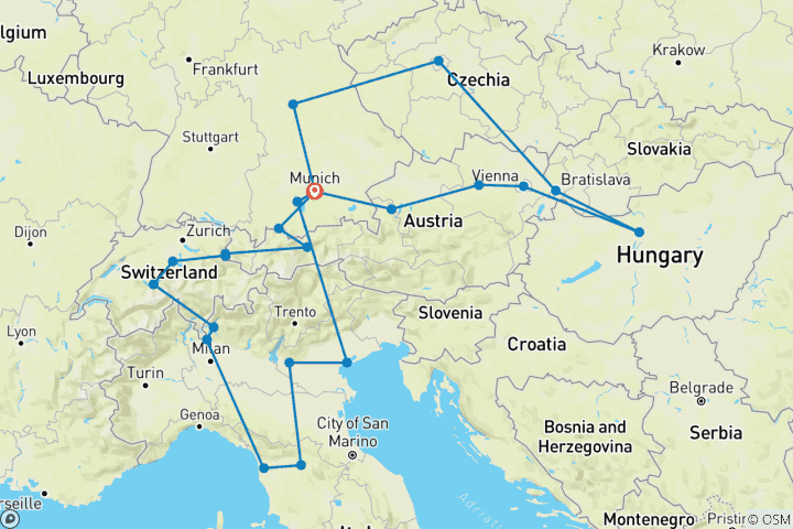 Map of Central & Eastern Europe Explorer