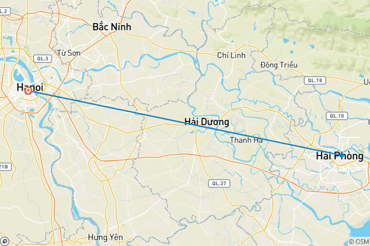 Map of Hai Phong Bites & Sights: A Day Trip Adventure from Hanoi - Join-in tour