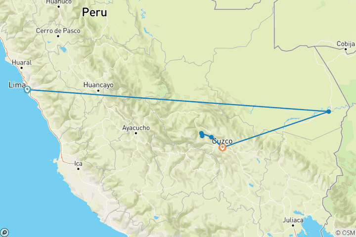 Map of Premium Peru