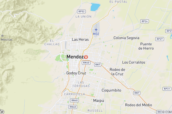 Map of Mount Penitentes (4,400 m) – Scenic High-Altitude Trek with Aconcagua Views