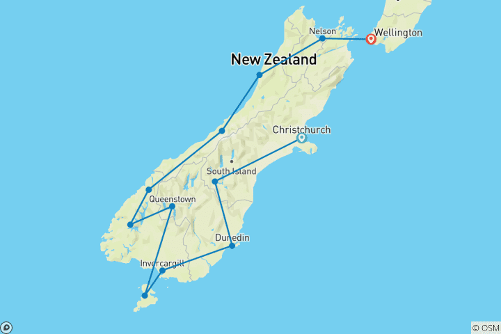 Mapa de Southern Spirit (Base, 2026/2027, Mejores Compras, 13 Días)