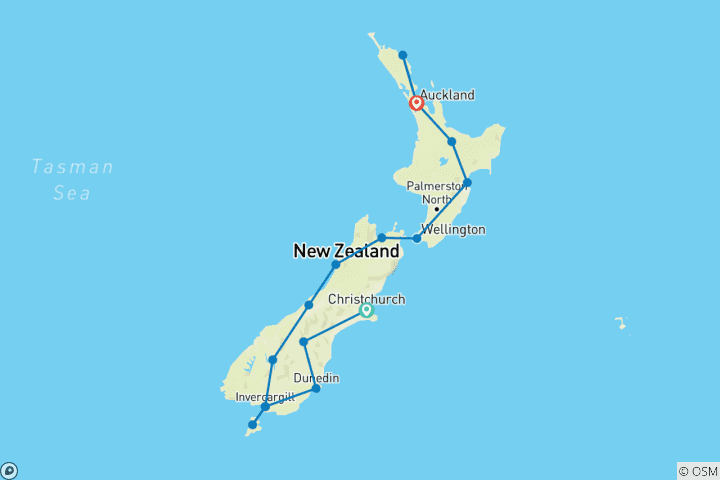 Map of Spirit of New Zealand (Base, 2024/2025, 21 Days)