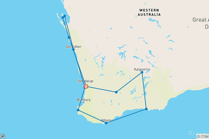 Map of Western Wonderland (Without Rail, 2025/2026, 15 Days)