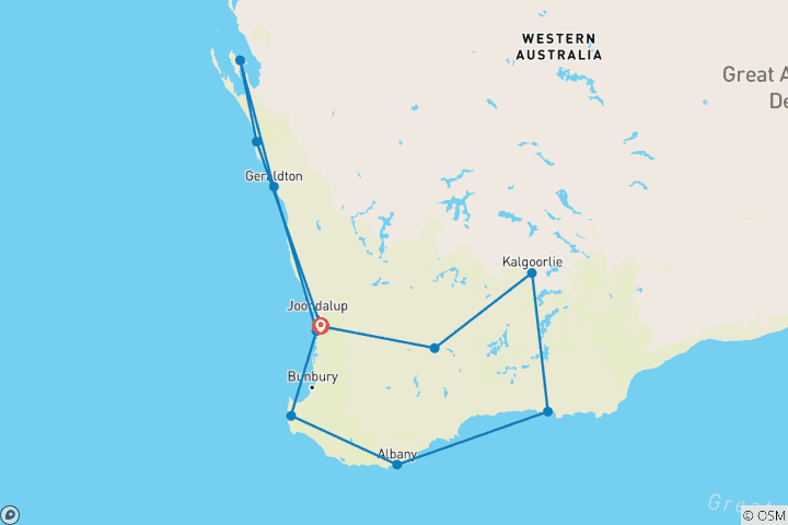 Map of Western Wonderland (Without Rail, 2026/2027, 15 Days)