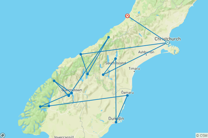 Map of Southern Spotlight (2025/2026)