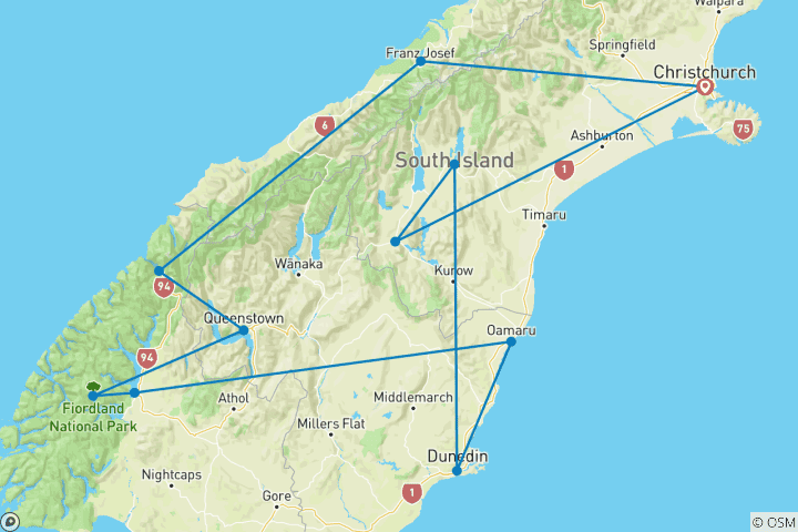 Map of Southern Spotlight (Base, 2026/2027, Best Buys, 9 Days)