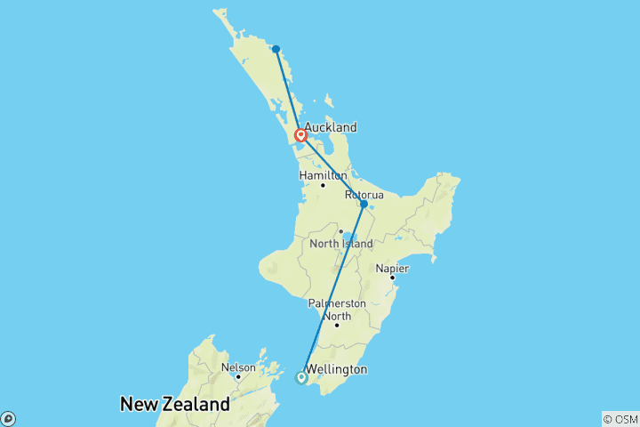 Carte du circuit Merveilles du Nord (2026/2027, Best Buys)