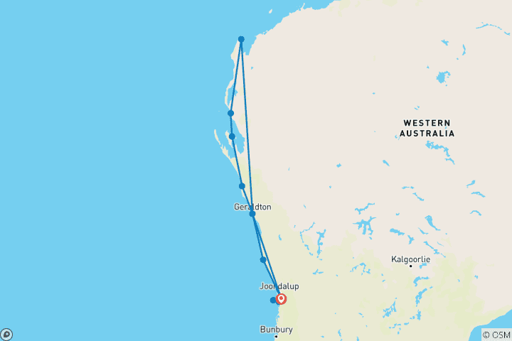 Map of Active Coral Coast Adventure Tour
