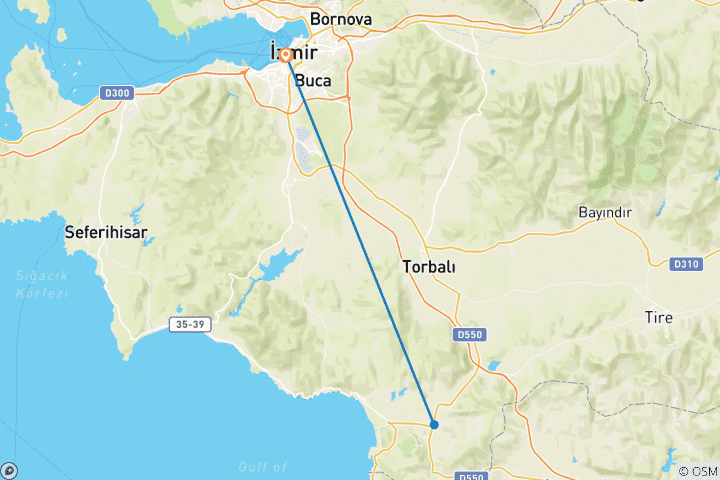 Mapa de La Ruta del Patrimonio de Efeler