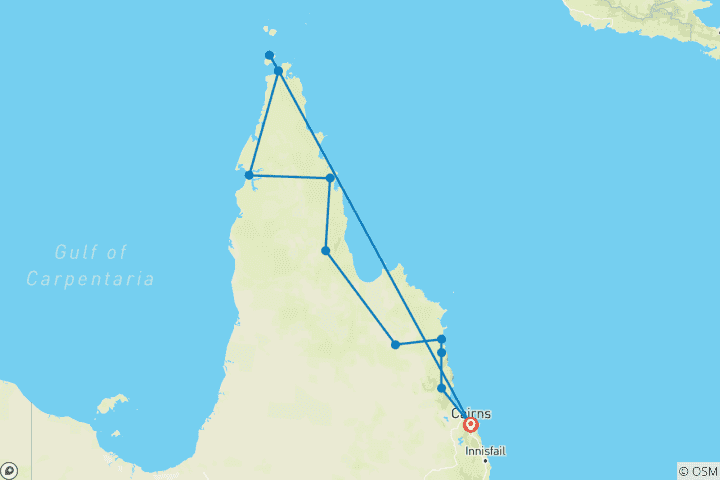 Map of Cape York & Torres Strait Explorer