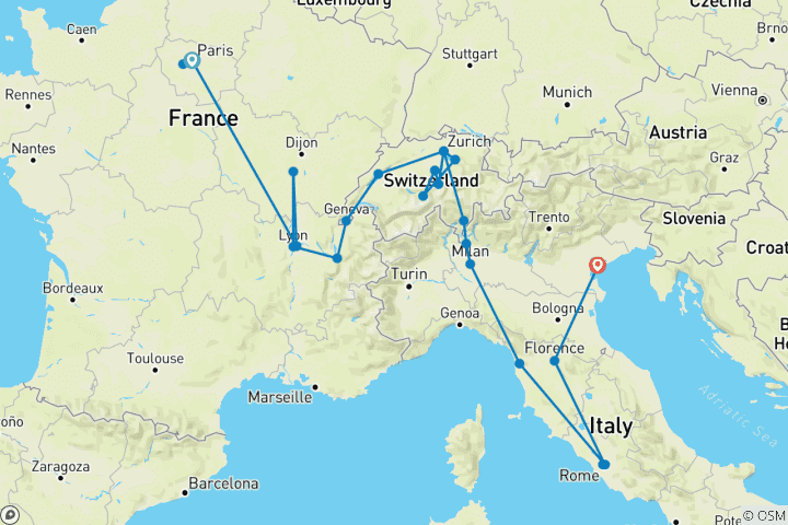 Map of Harmonious Europe