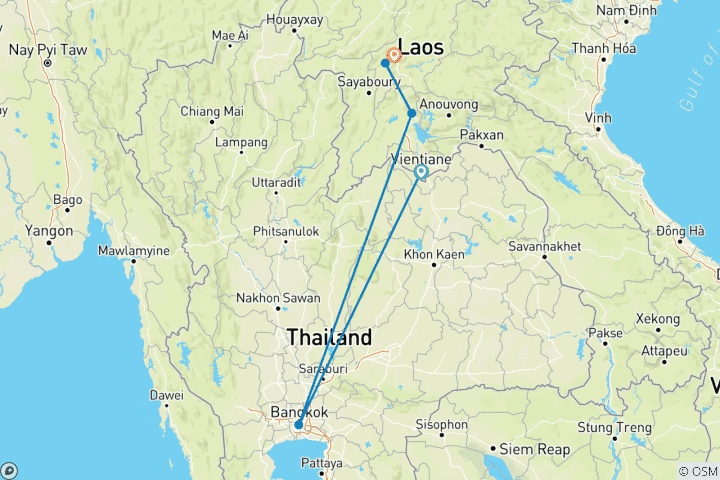 Map of Laos - Nature and Culture