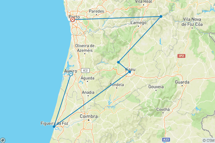 Map of Discover Northern Portugal - Premium Adventure